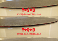 Flexible diamond dry polishing pads resin bond magnetic backing proveedor